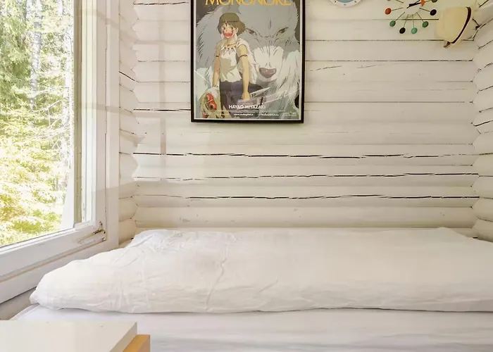 Hirsimoekki Kansallispuistossa 샬레